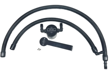 Picture of J&L 09-18 Ram 1500 5.7L Passenger Side Oil Separator 3.0 - Black Anodized