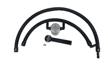 Picture of J&L 09-18 Ram 1500 5.7L Passenger Side Oil Separator 3.0 - Clear Anodized