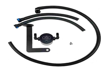 Picture of J&L 10-15 Chevrolet Camaro LS3 6.2L Passenger Side Oil Separator 3.0 - Black Anodized