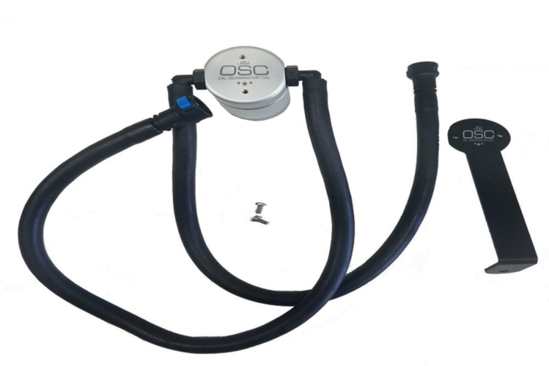 Picture of J&L 12-15 Chevrolet Camaro ZL1 6.2L Passenger Side Oil Separator 3.0 - Clear Anodized