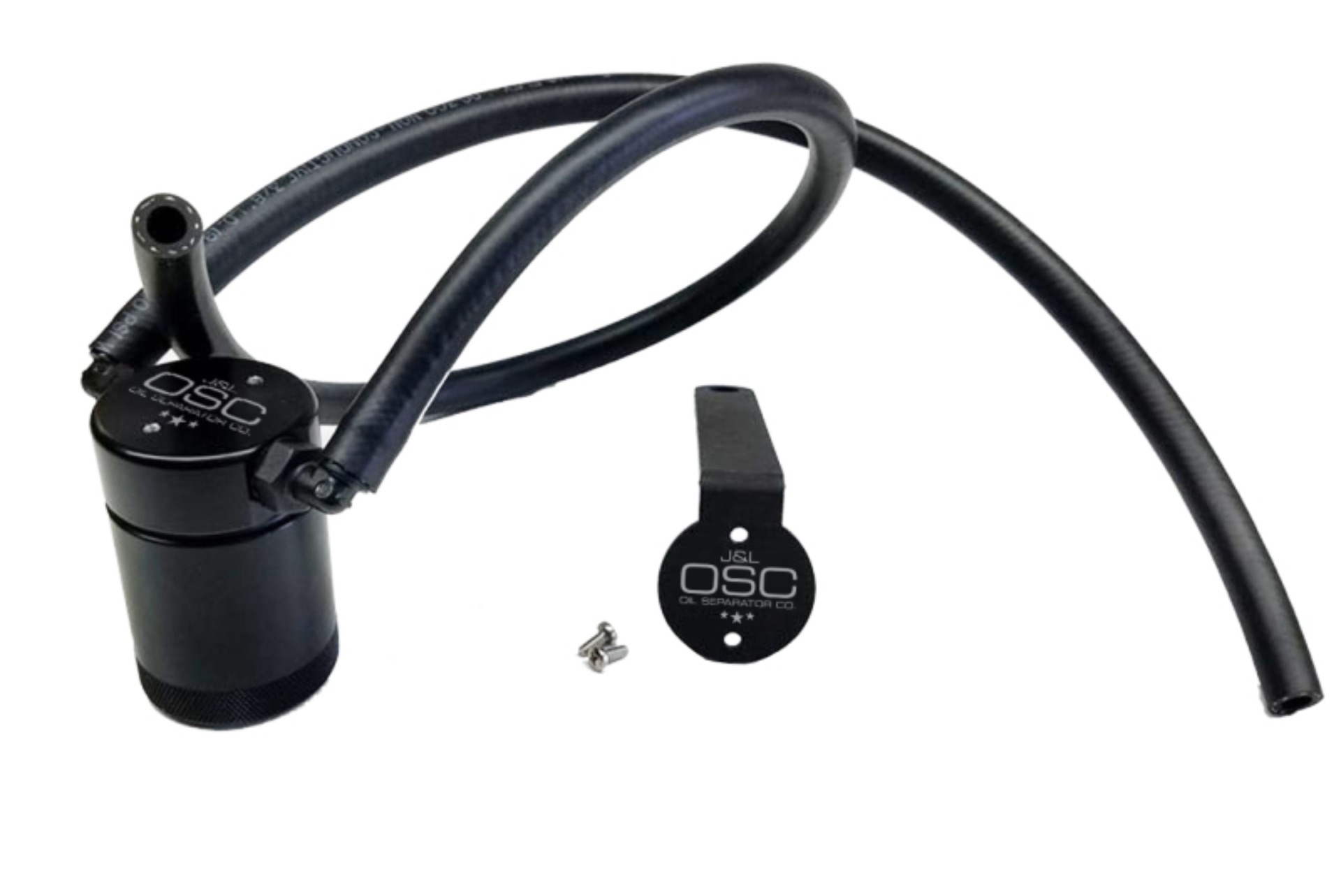 Picture of J&L 97-13 Chevy/GM Truck/SUV 4.8L/5.3L/6.0L/6.2L Driver Side Oil Separator 3.0 - Black Anodized