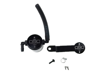 Picture of J&L 17-21 Honda Civic Type R Passenger Side Oil Separator 3.0 - Black Anodized