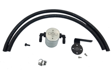 Picture of J&L 95-04 Toyota Tacoma/4Runner 3.4L Driver Side Oil Separator 3.0 - Clear Anodized