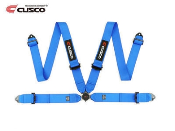 Picture of Cusco Universal 4 Point 3in Width Racing Harnesses - Blue