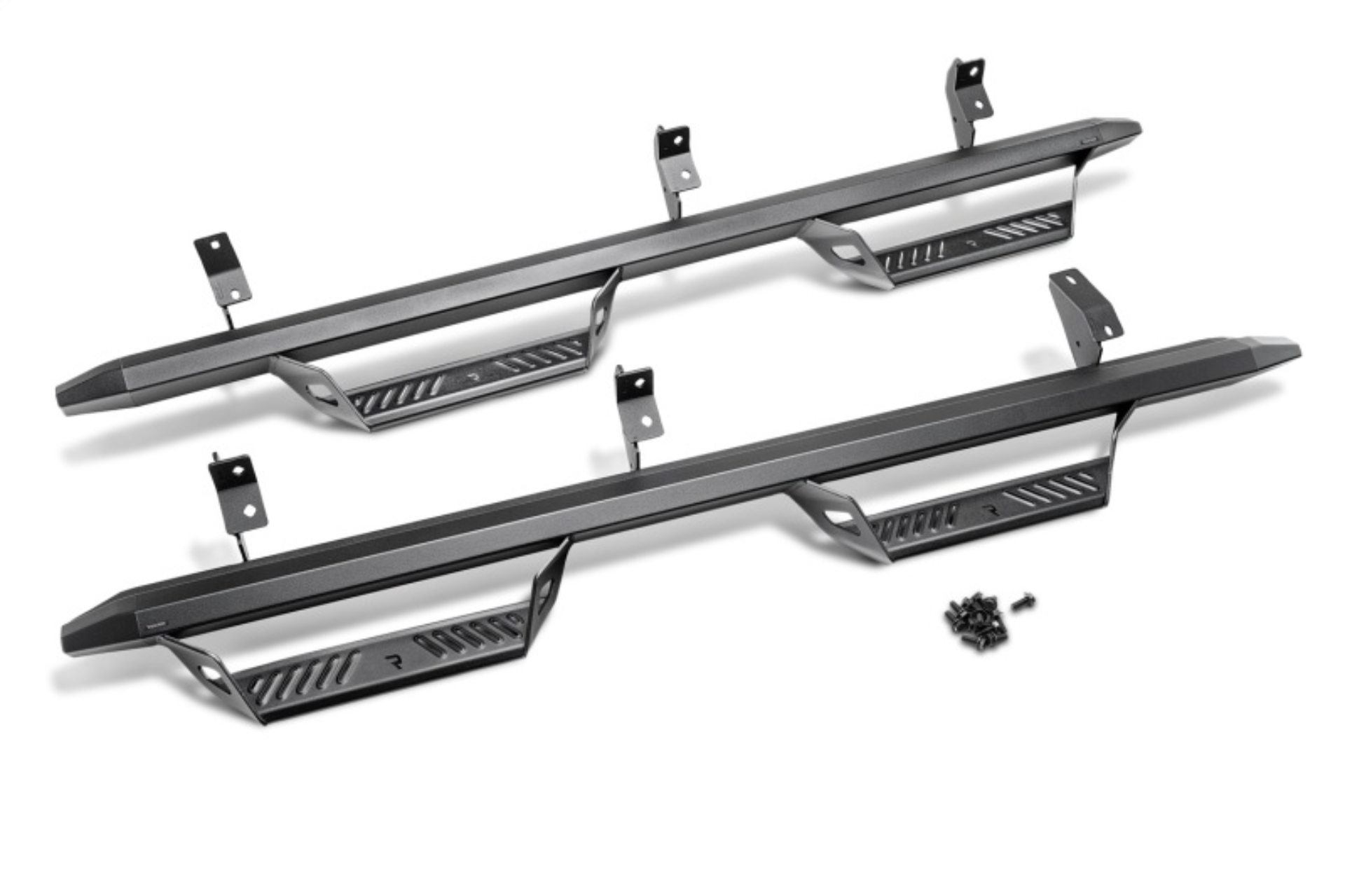 Picture of N-Fab Predator Pro Step System 2019 Jeep Wrangler JT 4DR Truck Full Length - Tex. Black