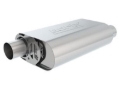 Picture of Borla CrateMuffler Small Block Chevrolet ATAK 2.5in Offset/Offset 14inx4.35inx9in Muffler