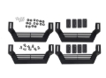 Picture of Rampage 1999-2019 Jeep Rock Rail Short Step Universal 4 Piece Set - Black