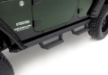 Picture of Rampage 1999-2019 Jeep Rock Rail Short Step Universal 4 Piece Set - Black
