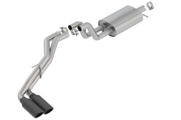Picture of Borla 2019 Ford Ranger XL/XLT/Lariat 2.3L 2/4WD WB S-Type Catback Exhaust w/ Dual Blk Chrome Tips