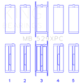 Picture of King Engine Bearings KING Main Bearings - MB529XPC010