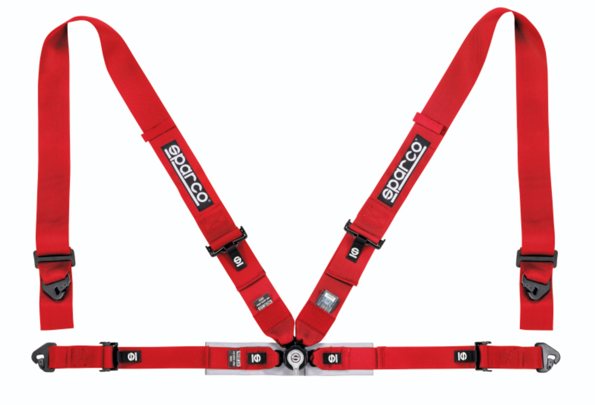 Picture of Sparco Belt 4Pt 3in/2in Competition Harness - Red