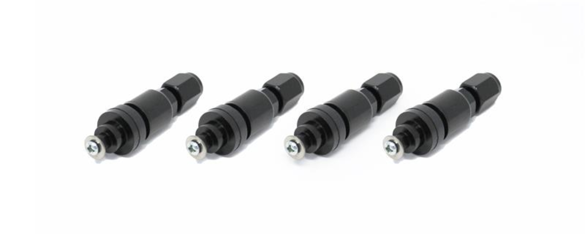 Picture of Torque Solution Billet TPMS Valve Stem Kit (Black) 2008+ Subaru Legacy Impreza WRX / STi