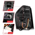 Picture of ANZO 11-14 Chrysler 300 LED Taillights Black w/ Sequential