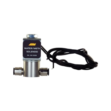 Picture of AEM Water/Methanol Injection System - High-Flow Low-Current WMI Solenoid - 200PSI 1/8in-27NPT In/Out