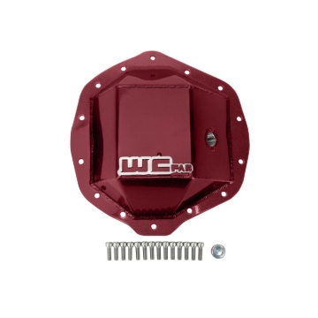 Picture of Wehrli 01-19 Chevrolet Duramax/03-19 Dodge Cummins 11.5in AAM Rear Diff. Cover - WCFab Red