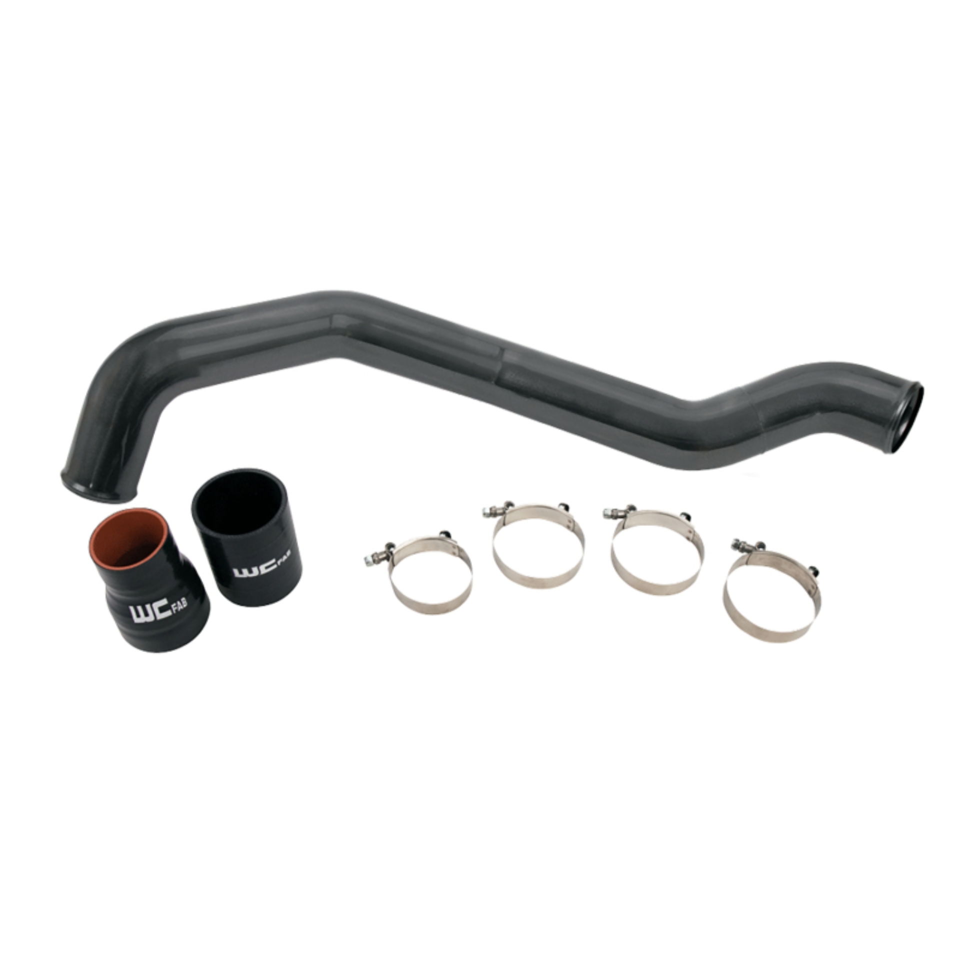 Picture of Wehrli 04.5-10 Chevrolet 6.6L LLY/LBZ/LMM Duramax Driver Side 3in Intercooler Pipe - WCFab Grey