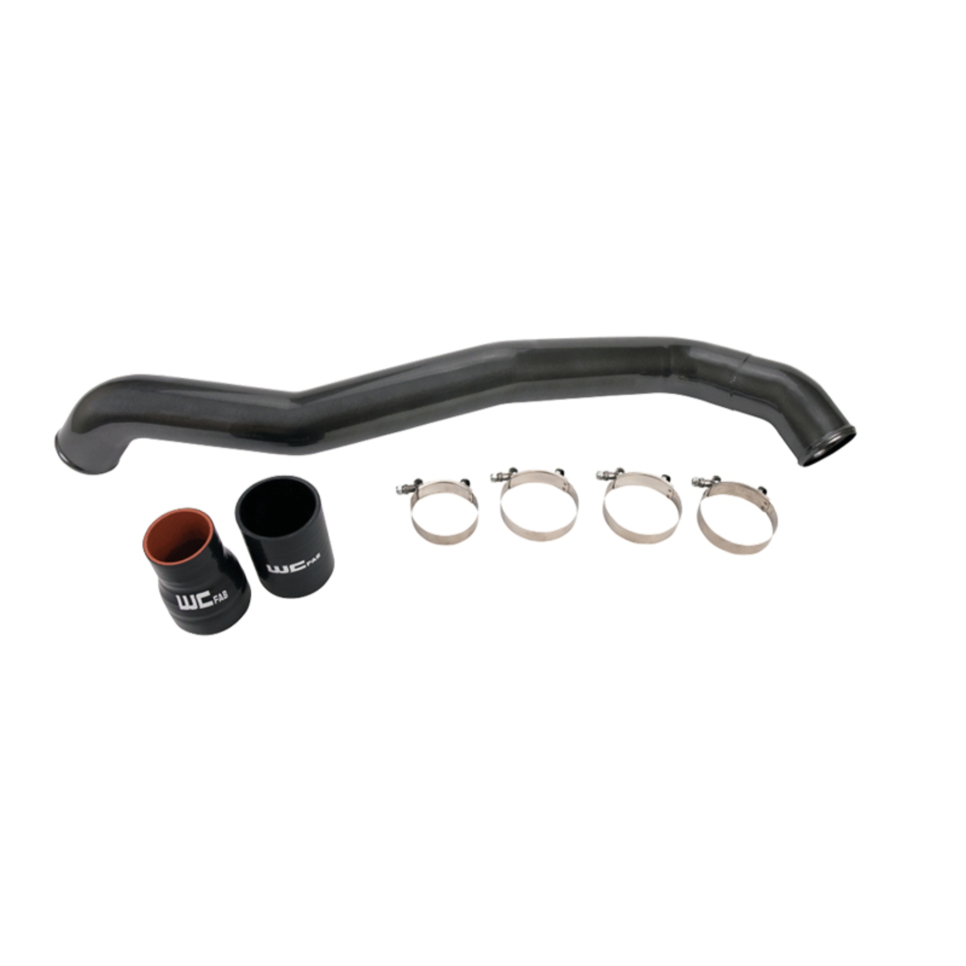 Picture of Wehrli 11-16 Chevrolet 6.6L LML Duramax Driver Side 3in Intercooler Pipe - Gloss White