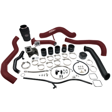 Picture of Wehrli 01-04 Chevrolet 6.6L LB7 Duramax S300 Turbo Install Kit (No Turbo) - WCFab Red