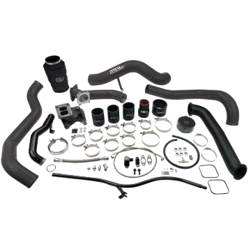 Picture of Wehrli 01-04 Chevrolet 6.6L LB7 Duramax S300 Turbo Install Kit (No Turbo) - WCFab Grey