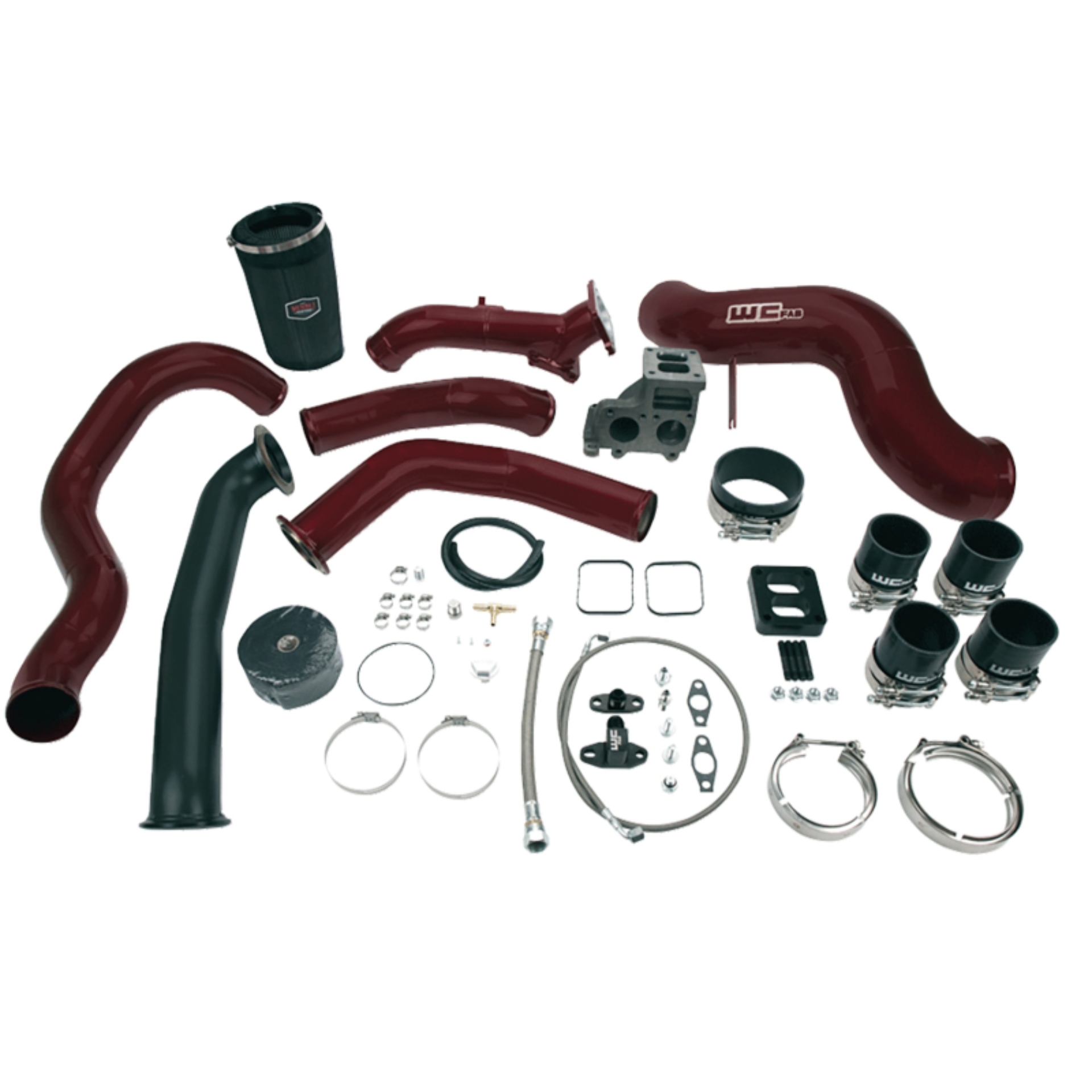Picture of Wehrli WCF Turbo Install Kit-S400 - WCF100489-RED