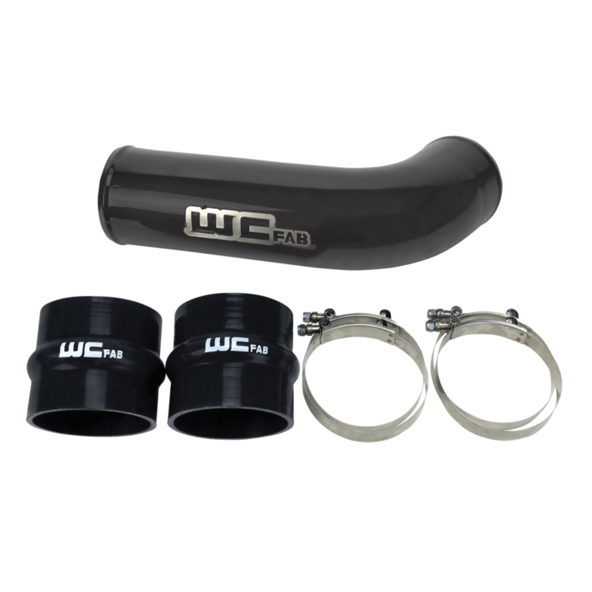 Picture of Wehrli 17-19 Chevrolet 6.6L L5P Duramax 4in Intake Pipe (Use w/OEM Air Box) - WCFab Grey