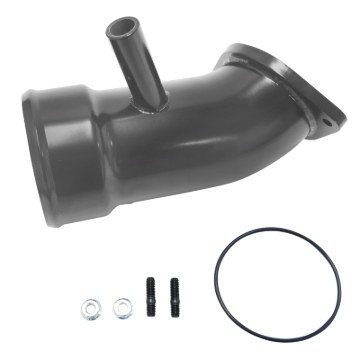 Picture of Wehrli 17-19 Chevrolet 6.6L L5P Duramax 3.5in Intake Horn w/PCV Port - Bengal Blue