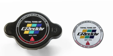 Picture of GReddy Type-S 1.3 Radiator Cap Most Nissan / Subaru / Mazda / Mitsubishi / Some Toyota - Black