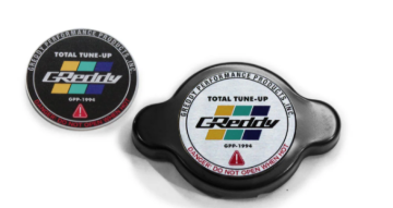 Picture of GReddy Type-S No Relief Radiator Cap Most Nissan / Subaru / Mazda / Mitsubishi / Some Toyota - Black