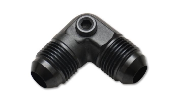 Picture of Vibrant -8AN to -8AN Male 90 Degree Union Adapter Fitting with 1/8in NPT Port