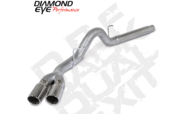Picture of Diamond Eye 18-19 Ford 3.0L Powerstroke F150 - 4in Alum DPF Back Exh Kit Sprt Dual w/Tips 4512BRA-DE