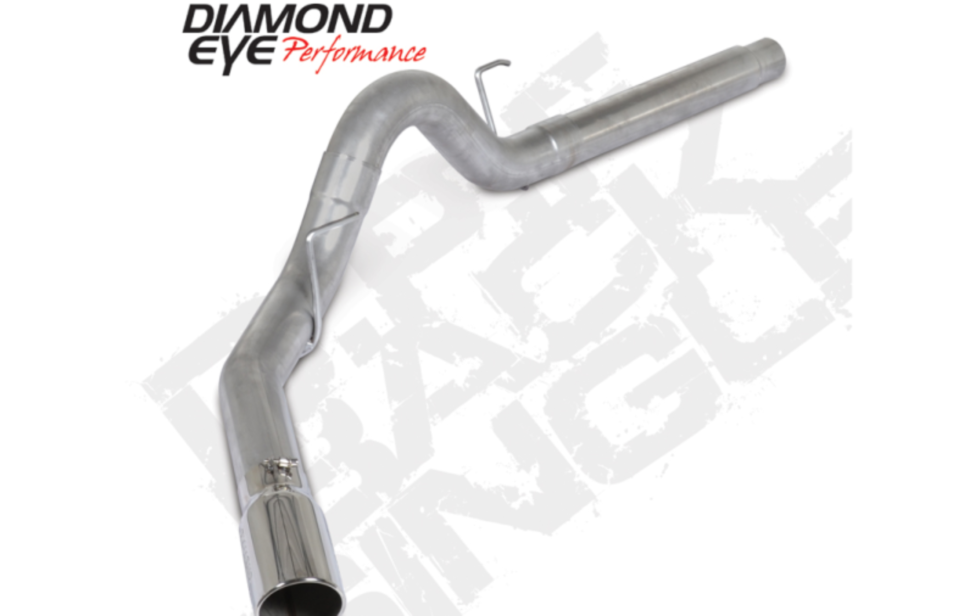 Picture of Diamond Eye 18-19 Ford 3.0L Powerstroke F150 - 4in Aluminized DPF Back Exhaust Kit w/ Tip 4512BRA-DE