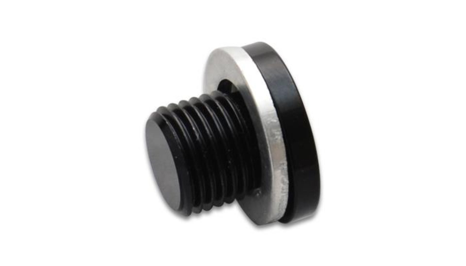 Picture of Vibrant M10 x 1.0 Metric Aluminum Port Plug with Crush Washer