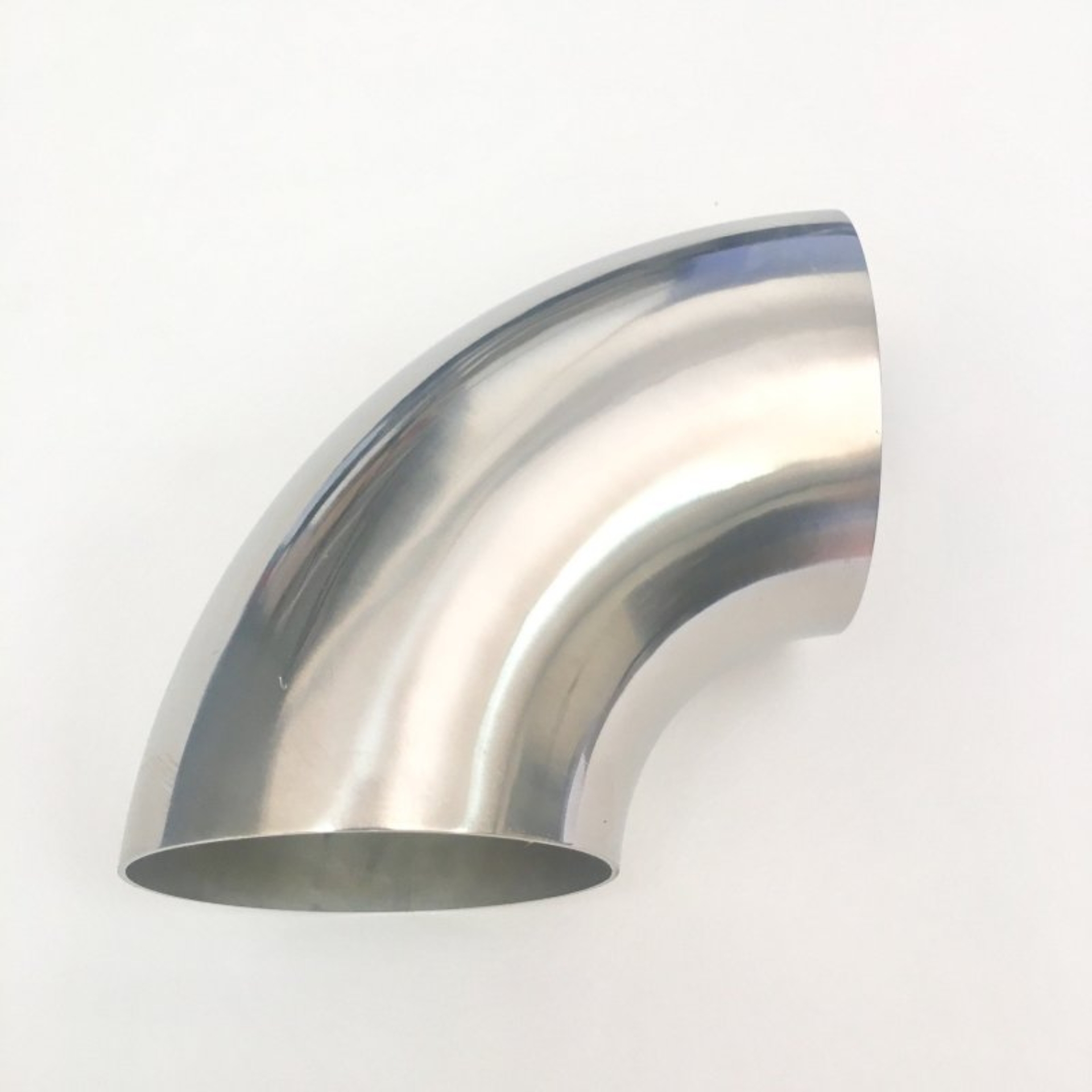 Picture of Ticon Industries 3.5in Diameter 90 1.1D/4in CLR 1.5mm /.059in Wall Thickness Titanium Elbow