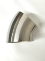 Picture of Ticon Industries 5.0in Diameter 45 Degree 1D/5in CLR 2mm /.059in Wall Thickness Titanium Elbow