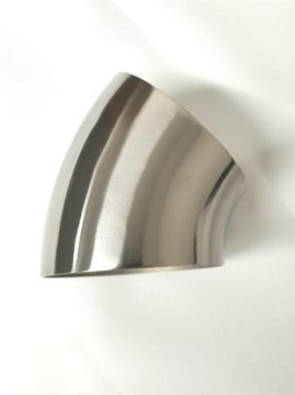 Picture of Ticon Industries 2.75in Diameter 45 Degree 1D/2.75in CLR 1.2mm/.047in Wall Thickness Titanium Elbow