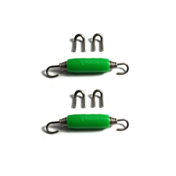 Picture of Ticon Industries Green Silicone Titanium Spring Tab and Spring Kit (4 Tabs/2 Springs) - 2 Pack