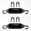 Picture of Ticon Industries Black Silicone Titanium Spring Tab and Spring Kit (4 Tabs/2 Springs) - 2 Pack
