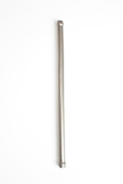 Picture of Ticon Industries 12in Length x 1/2in OD Titanium Hollow Mushroom Hanger Rod - Double Ended