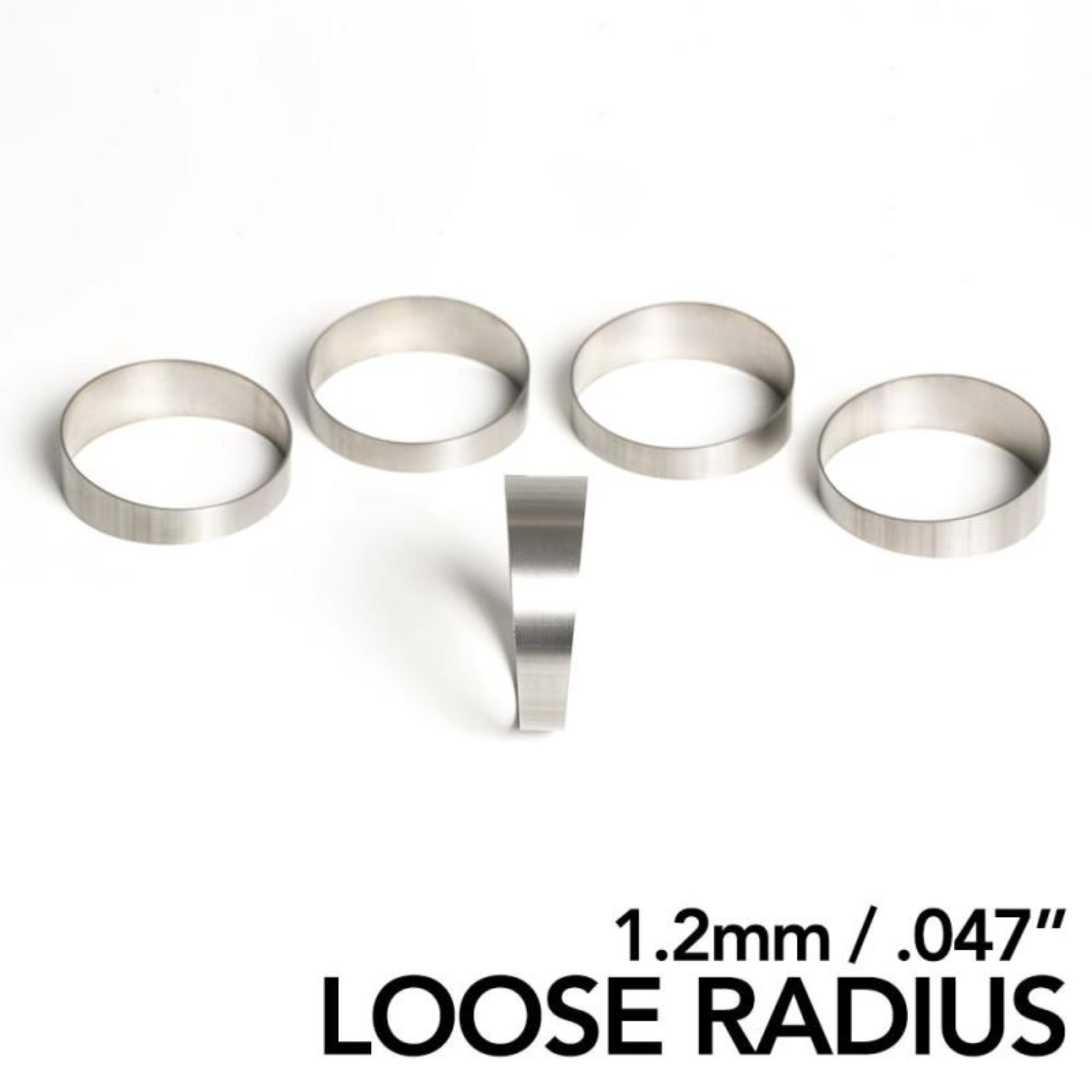 Picture of Ticon Industries 1.25in 45 Degree 2.2D/2.75in CLR LR 1.2mm/.047in Wall Titanium Pie Cuts - 5pk