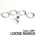 Picture of Ticon Industries 1.50in 45 Degree 2.2D/3.3in CLR Loose Radius 1mm Wall Titanium Pie Cuts - 5pk