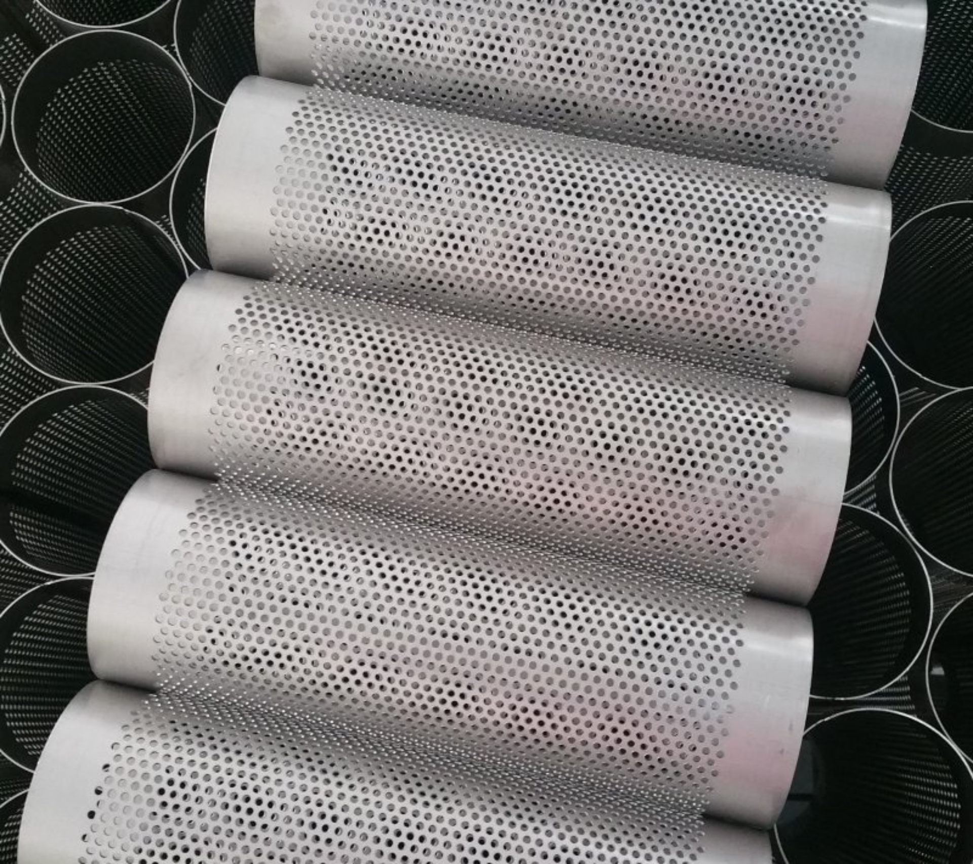 Picture of Ticon Industries 8.5in OAL 2.4in Perforated Titanium Punch Tube