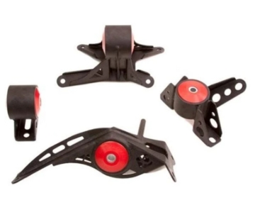 Picture of Innovative 10-15 Lotus Evora 2GR-FE/2GR-FZE Black Steel Mounts 60A Bushings