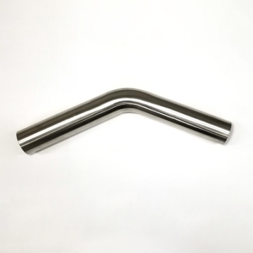 Picture of Stainless Bros 1.625in Diameter 1.5D / 2.4in CLR 45 Degree Bend 6.5in leg/6.5in leg Mandrel Bend