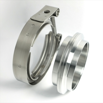 Picture of Stainless Bros 4.0in 304SS V-Band Assembly - 2 Flanges/1 Clamp