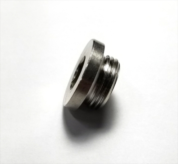 Picture of Stainless Bros M18x1.5 O2 Sensor Bung Plug w/ Copper Washer