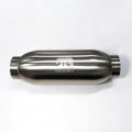 Picture of Stainless Bros 4in Body x 18in Length 3in Inlet/Outlet Bullet Resonator