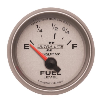 Picture of Autometer Ultra-Lite II 2-1/16in 73-10 OHMS Short Sweep Electronic Fuel Level Gauge