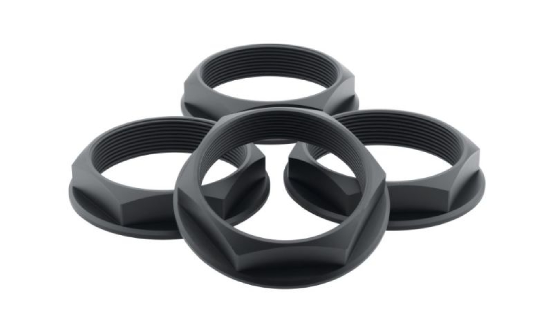 Picture of fifteen52 Super Touring (Chicane/Podium) Hex Nut Set of Four - Anodized Black