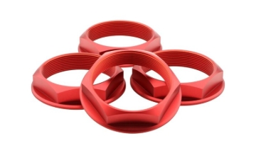 Picture of fifteen52 Super Touring (Chicane/Podium) Hex Nut Set of Four - Anodized Red