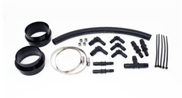 Picture of Torque Solution Turbo Inlet Hose Black (Non-Recirc): 02-07 Subaru WRX / 04-20 STI / 05-09 Legacy GT